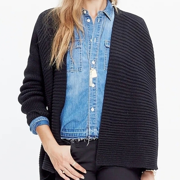 Madewell Drapefold Open Cardigan - Picture 1 of 4
